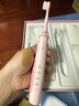 絲凱微（Jskywill） Jskywill絲凱微兒童電動(dòng)牙刷充電式聲波全自動(dòng)3-6-12歲寶寶 少女粉（牙刷頭*4+收納包) 曬單實(shí)拍圖