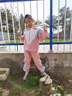 G.DUCKKIDS童裝女童秋裝套裝兒童衣服女大童春秋季拼色外套兩件套小學生夾克 83202粉色 150 尺碼11~12歲【140-150cm】 曬單實拍圖