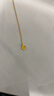 周六福（ZLF）  黃金耳飾女款足金999桃花造型耳線 計價 1.12g 曬單實拍圖