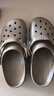 卡駱馳（CROCS）經(jīng)典特林洞洞鞋男女同款拖鞋耐磨休閑鞋|206340 卡其/彩色-2F9 43 (270mm) 曬單實(shí)拍圖