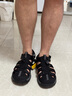 CAT卡特涼鞋男鞋25新品戶外橡膠底沙灘鞋P726753O1ELC09/95/12 黑色 42 曬單實(shí)拍圖