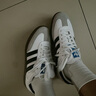 adidas「T頭鞋」SAMBA OG經(jīng)典復(fù)古板鞋德訓(xùn)鞋男女阿迪達(dá)斯三葉草 白/黑/淺灰 40 曬單實(shí)拍圖