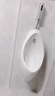 TOTOI小便斗UW904HB掛墻式陶瓷家用便池璧掛尿斗節(jié)水型防臭墻排小便器 UW904小便斗+暗裝感應沖水墻排 免費送貨上門 曬單實拍圖