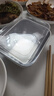 不銹鋼保鮮盒帶蓋長方形家用冰箱食物儲存盒多用盒分裝飯盒 不銹鋼保鮮盒 4件套 曬單實拍圖