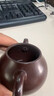 紫來(lái)順宜興原礦紫泥茄瓜壺正宗小品紫砂壺潮汕功夫茶具小號(hào)手工泡茶壺 老紫泥茄瓜壺 155ml 曬單實(shí)拍圖