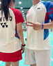 2025新款羽毛球服套裝國(guó)家隊(duì)大賽服同款男女短袖運(yùn)動(dòng)訓(xùn)練比賽服 391A男款白色套裝 2XL 曬單實(shí)拍圖