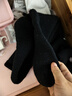 北極絨襪子女冬季【保暖羊毛厚襪子】過(guò)膝襪長(cháng)筒加厚加長(cháng)護膝大腿襪2雙 曬單實(shí)拍圖