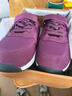 回力瑞老人鞋女正品防滑軟底媽媽鞋2025年秋冬款中老年健步鞋老北京布鞋 a2093女款紫色-高幫款 37 (235mm) 曬單實(shí)拍圖