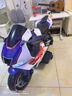 孩兒乖?xún)和妱?dòng)車(chē)摩托車(chē)大號寶寶玩具車(chē)可坐大人雙人3-17歲男女三輪摩托 4-13歲加大烤漆白+手把加速+閃光輪 曬單實(shí)拍圖