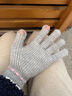 QUEEN TRIP新款韓版粉色騎行手套女冬季五指針織蝴蝶結防風(fēng)保暖百搭手套ins 灰色-無(wú)標款綁帶蝴蝶結 曬單實(shí)拍圖