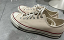 匡威（Converse）中性Chuck Taylor 70S AO低幫系帶帆布鞋 162062C 41.5 曬單實(shí)拍圖