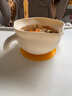 licheers鷹嘴蛋花碗寶寶自主進(jìn)食輔食碗一歲以上嬰兒吸盤(pán)碗花朵碗兒童餐具 曬單實(shí)拍圖