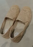 斯凱奇（Skechers）女鞋夏季漁夫鞋單鞋新中式蕾絲平底鞋淺口一腳蹬通勤鞋113025 曬單實(shí)拍圖