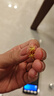 周六福5G工藝六芒星黃金耳釘耳飾女生日禮物計(jì)價(jià)A0913699 一對(duì) 約0.73g  曬單實(shí)拍圖