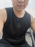 李寧無袖t恤男背心夏季韋德薄冰絲透氣籃球訓練速干健身跑步運動服 標準黑-韋德 2XL /185 曬單實拍圖