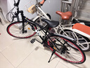 TORUI死飛自行車(chē)成年人學(xué)生上下班代步車(chē)雙碟剎減震變速越野公路賽車(chē) 30高刀-黑紅色+騎行大禮包 26寸24速 曬單實(shí)拍圖