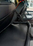 柬渝汽車座椅后背收納袋置物架折疊小桌板大眾通用車載紙巾盒儲(chǔ)物盒掛 黑色椅背收納袋-帶桌板 曬單實(shí)拍圖