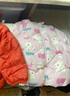 嘟嘟家兒童秋季加厚棉服男童保暖卡通外套女童棉襖秋裝寶寶可愛童裝秋款 粉色系滿印 100 曬單實拍圖