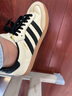 阿迪達斯 （adidas）三葉草系列  SAMBA OG W 女休閑鞋 ID0478 米白/淺卡其 37 曬單實(shí)拍圖
