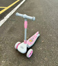 炫風(fēng)達人兒童滑板車(chē)3歲-16歲10-18歲可折疊溜溜車(chē)閃光寶寶男女踏板車(chē) 粉色（閃光車(chē)輪) 黃色（2-15歲） 曬單實(shí)拍圖