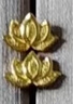 六福珠寶足金蓮花黃金耳釘女款單只耳環(huán)耳飾送禮計價GDGTBE0042 0.86克(含工費90元) 配硅膠耳堵 曬單實拍圖