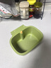 帕提拉新款可掛式水槽瀝水籃廚房洗碗池過濾網(wǎng)食物殘渣分離過濾籃水果 綠色【分離過濾/按壓傾倒殘渣】 曬單實拍圖