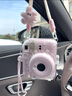 富士instax mini12一次成像拍立得相機（mini11拍立得相機升級版） 淺櫻粉 套餐1：官配+10張+保護殼+束口袋+相冊 曬單實拍圖