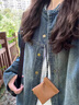 SNYDER WEAR復古牛仔外套女秋季2025新款小個(gè)子立領(lǐng)短款夾克設計感小眾牛仔衣 水洗藍 S 80-95斤 曬單實(shí)拍圖