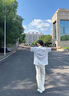 衣品天成【100%棉】2025春夏男士休閑褲純色通勤直筒褲男裝寬松百搭褲子男 曬單實拍圖