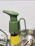 戰舵耗油按壓器蠔油瓶按壓嘴泵頭家用耗油壓嘴蠔油神器通用蠔油定量瓶 草綠色 【配帶大小內圈+2根管】 曬單實(shí)拍圖