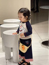 可英 GOWINBABY女童卡通長袖t恤2025秋季新女孩圓領(lǐng)寬松上衣女寶撞色插肩秀t恤衫 曬單實(shí)拍圖