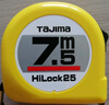 田島（TaJIma）7.5米鋼卷尺盒尺米尺木工尺公制25mm寬 1001-0036 曬單實(shí)拍圖