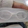 SWIMMAGIC泳鏡防水防霧高清近視大框男女成人游泳眼鏡泳帽套裝備 皓白色【進(jìn)口材質(zhì)/高清防霧】 平光（無(wú)度數選此項） 曬單實(shí)拍圖