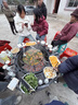 鳳朝皇戶外烤火爐家用庭院圍爐煮茶燒烤桌柴火取暖爐別墅篝火取暖炭火盆 雙層烤火爐+防雨罩 曬單實(shí)拍圖