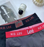 LEE【經(jīng)典款禮盒裝】情侶內(nèi)褲男士平角女士三角抗菌內(nèi)褲女生純棉短褲 【組合三】 247黑灰+609黑灰 M 女碼+XL 男碼 曬單實(shí)拍圖