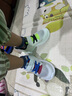 江博士學(xué)步鞋步前鞋秋季男童輕便嬰兒童鞋B13243W010白/杏/綠22 曬單實(shí)拍圖