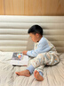 威爾貝魯（WELLBER）恒溫睡袋嬰幼兒1-3歲竹棉睡衣秋冬兒童寶寶防踢被子薄夾棉 夢境XL 曬單實拍圖