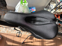 洛克兄弟（ROCKBROS） 自行車坐墊套硅膠加厚加寬座墊山地車座套騎行裝備配件 黑色大號(28*17 大多數(shù)合適) 曬單實拍圖