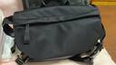 新秀麗（Samsonite）男士單肩包時(shí)尚休閑斜挎包多隔層單肩斜挎背包男生TO0黑色 曬單實(shí)拍圖