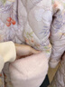 嬌彩夢(mèng)冬季睡衣女三層夾棉加厚加絨保暖青年女士純棉家居服套裝 桃桃滿(mǎn)枝（灰色底） 三層夾棉加厚 L (身高160-170cm，體重105-125斤) 曬單實(shí)拍圖