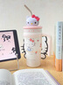LIKE BB三麗鷗hellokitty保溫杯子大容量吸管水杯女生高顏值可愛冰霸禮物 凱蒂貓-700ml【316控溫-保溫/保冷】 送杯刷+DIY 曬單實拍圖