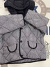 富羅迷（follow me）兒童羽絨服男小童裝短款韓版洋氣冬裝兒童羽絨服男童1-3-6-8歲 黑白格 90 默認尺碼2 曬單實拍圖