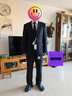 報喜鳥(niǎo)西服套裝男裝【吳磊明星同款】ONE系列商務(wù)金羊毛抗皺易打理西裝 礦質(zhì)藍（藏青） 50 A(180/100) /請備注腰圍或褲子 曬單實(shí)拍圖