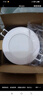 雷士（NVC）LED筒燈開(kāi)孔75mm嵌入式筒射燈客廳天花燈走廊過(guò)道燈背景牛眼燈 鋁材Ra90-漆白6瓦三色-孔75-85mm 曬單實(shí)拍圖