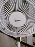 美的（Midea）電風(fēng)扇家用7葉落地扇搖頭電風(fēng)扇循臥室宿舍輕音風(fēng)扇臺(tái)式桌面小型風(fēng)扇臺(tái)地兩用升級(jí)款 白色丨7葉臺(tái)地兩用 曬單實(shí)拍圖