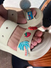 卡駱馳crocs經(jīng)典泡芙?jīng)鲂孢m耐磨坡跟泡芙鞋戶外拖鞋|207670 骨白色-2Y2(含智必星) 36 (220mm) 37 曬單實拍圖