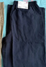 優(yōu)衣庫女裝麻混紡松緊長褲/休閑褲473791 69 藏青色 M /160/66A 曬單實拍圖