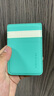Magsafe撞色磁吸卡包超輕薄迷你雙卡位蘋(píng)果安卓通用手機背貼卡套 薄荷綠 質(zhì)保5年超耐用 曬單實(shí)拍圖