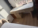 紀嘉菲居輕奢巖板書桌家用轉角電腦桌辦公桌臥室化妝臺一體桌高檔梳妝臺 1.6米書桌/巖板款 松木柜體 曬單實拍圖