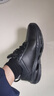 斯凱奇（Skechers）男士運動(dòng)健步鞋時(shí)尚軟底足弓支撐運動(dòng)鞋舒適科技系帶紳士商務(wù)皮鞋 BLK黑色 41.5 曬單實(shí)拍圖